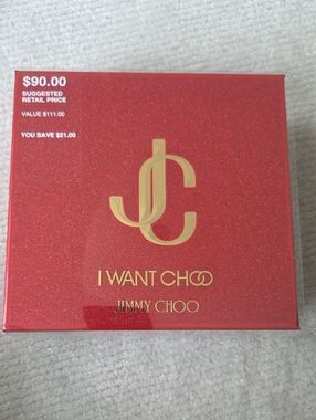 Jimmy Choo I Want Choo Fragrance Gift Box - Red & Gold